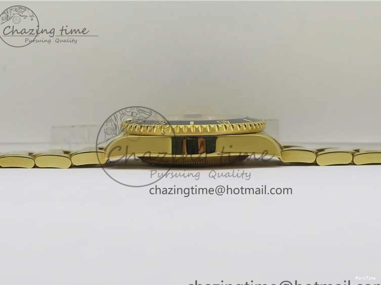 MiroTime 0111 WaterResistant Submariner 116618 LN D1F Best Edition YG Wrapped Black Dial on YG Wrapped Bracelet A 2588